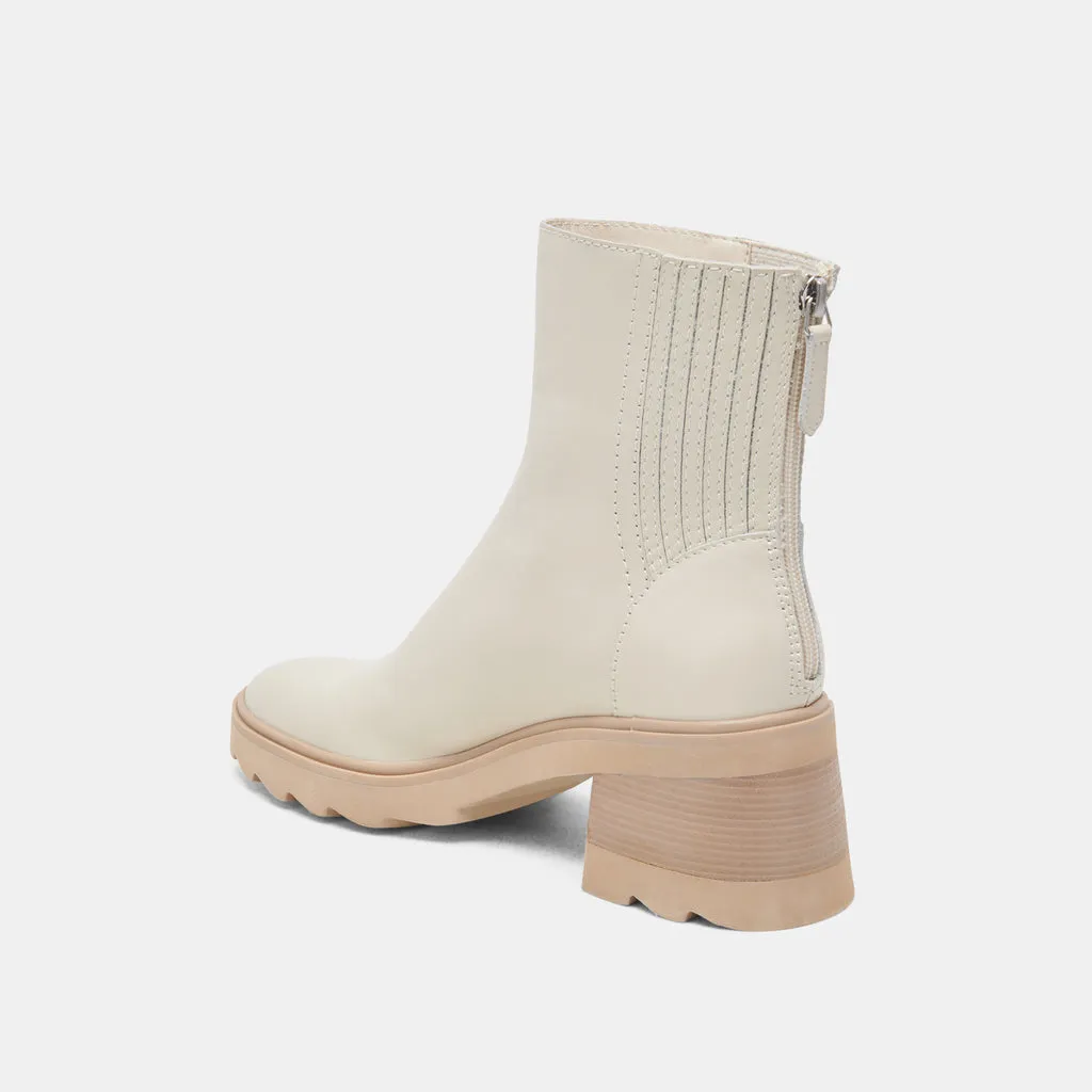 MARTY H2O Wide Boots Ivory Leather | Women's Waterproof Leather Boots– Dolce Vita 6950765789250