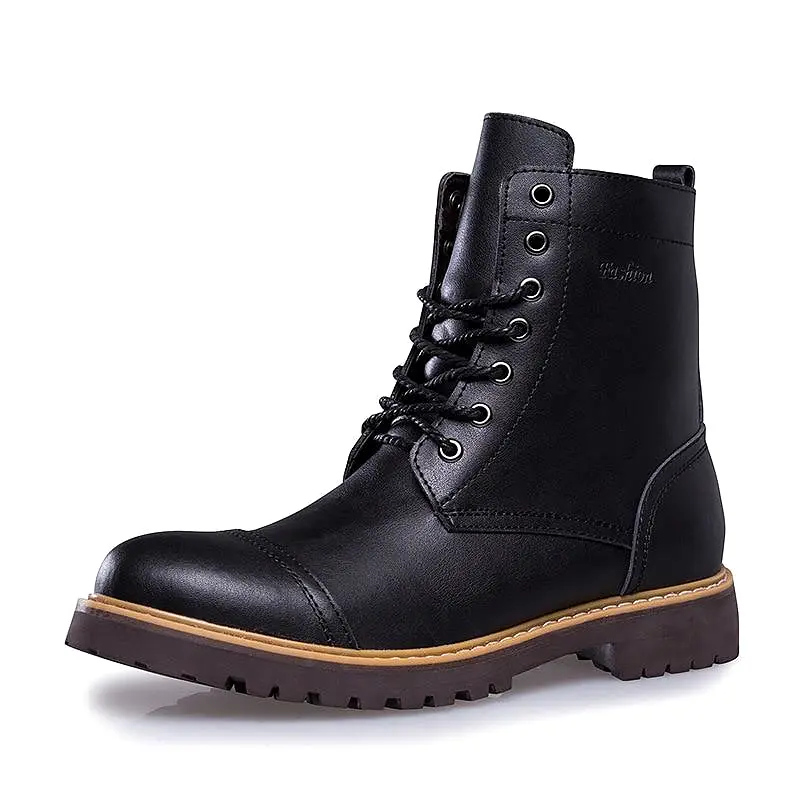 Men Casual Leather Boots