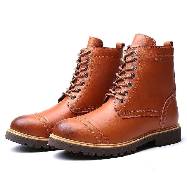 Men Casual Leather Boots