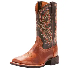 Men's Ariat Quickdraw Horseman Boots in Ostrich Leather