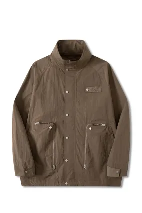 MEN'S ZIP POCKETS PACKABLE JACKET