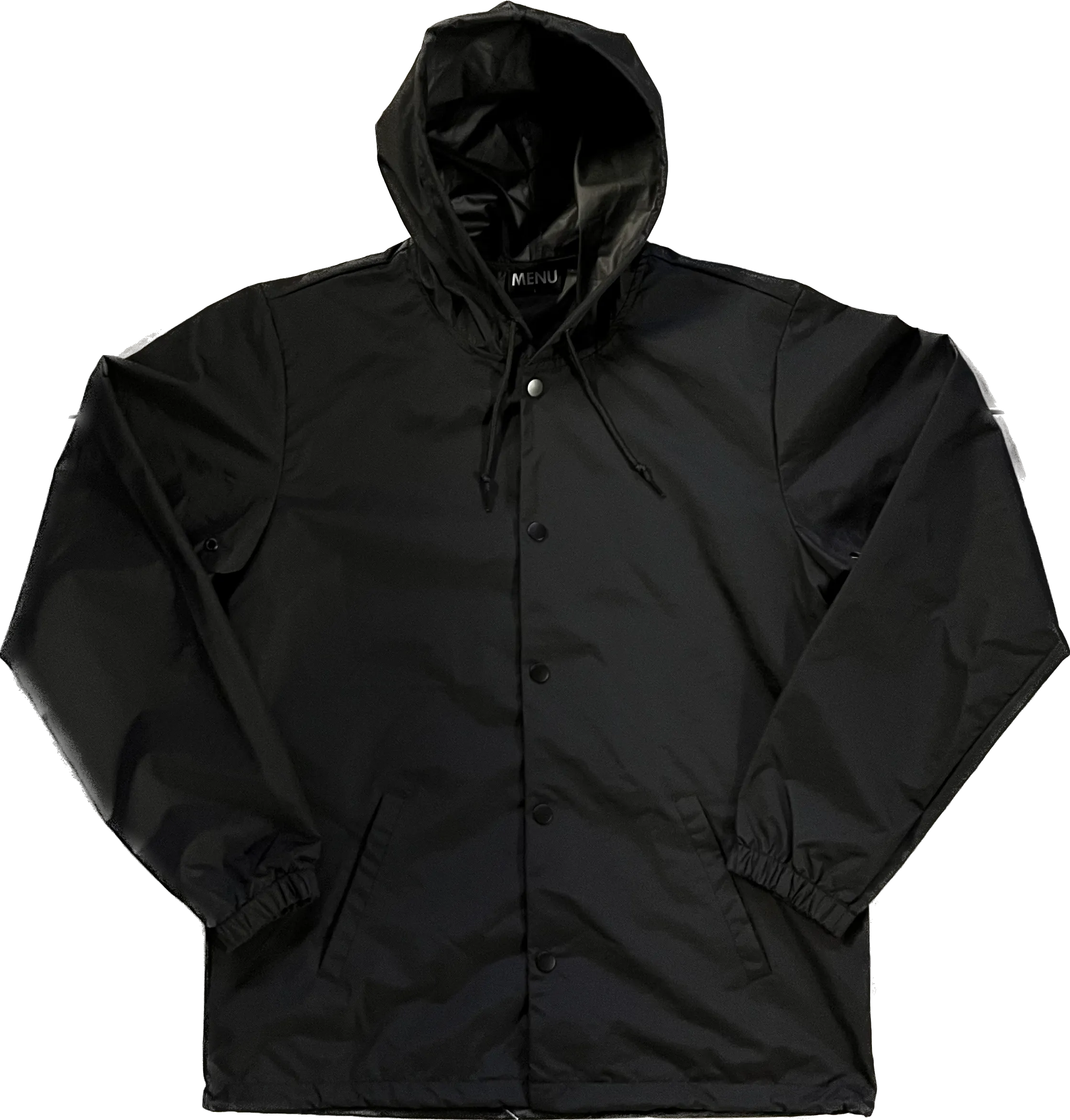 Menu Waterproof Hooded Jacket - Black/Black