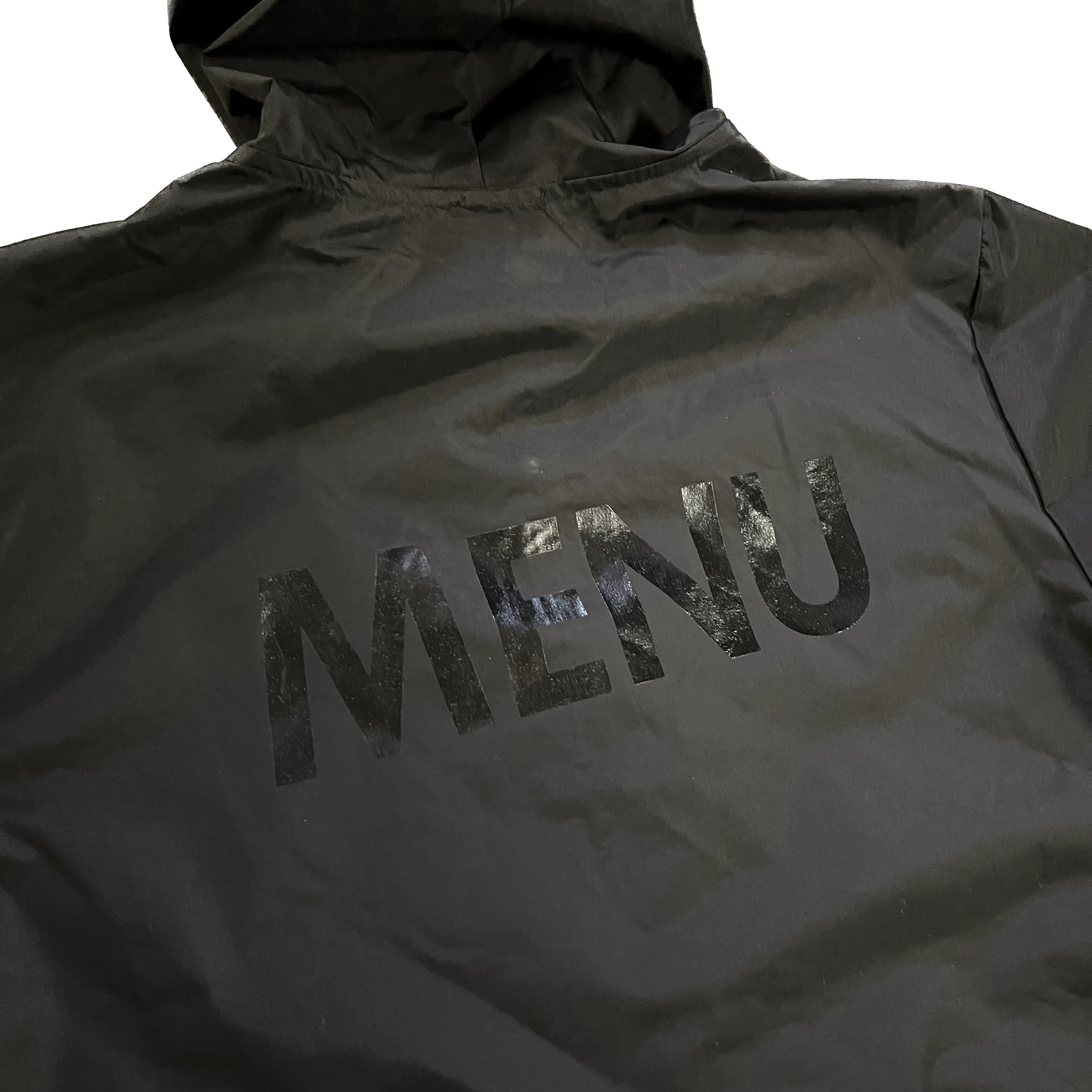 Menu Waterproof Hooded Jacket - Black/Black