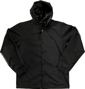 Menu Waterproof Hooded Jacket - Black/Black