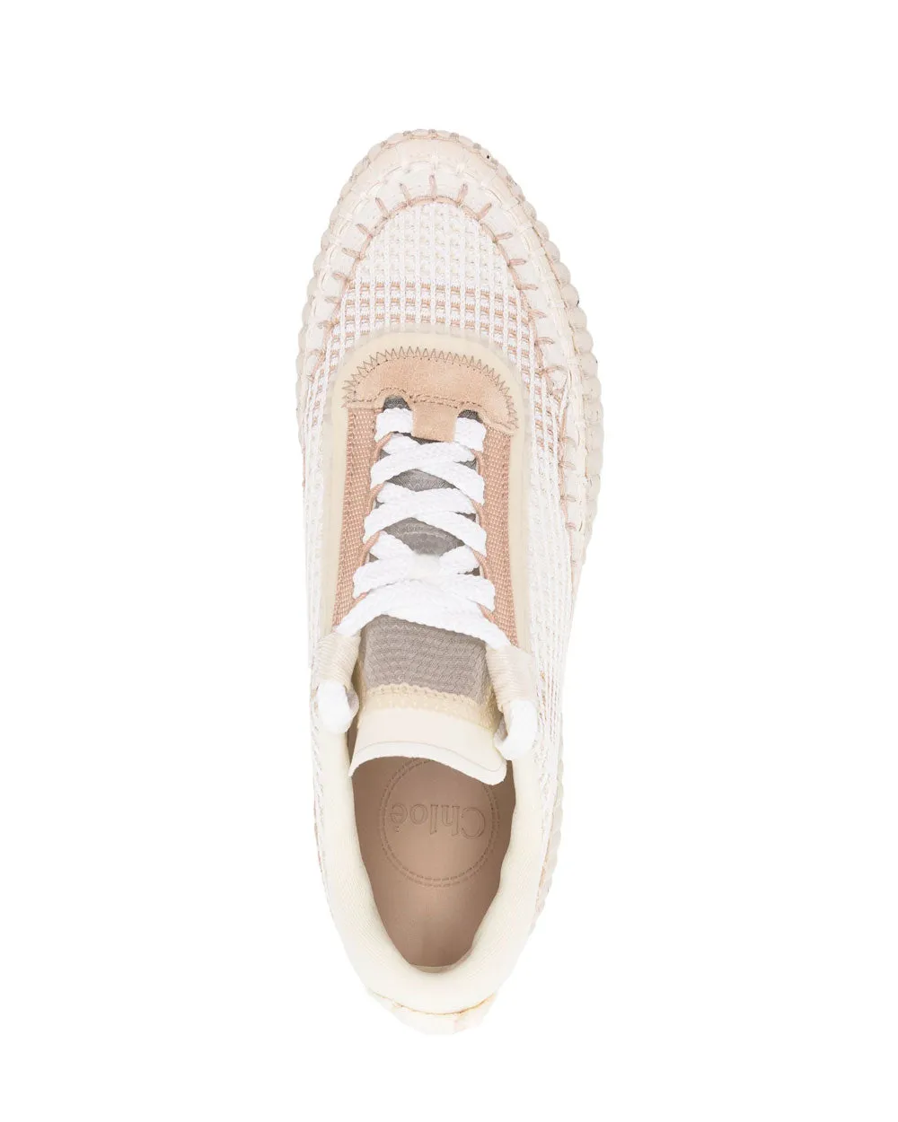 Nama Mesh Sneaker in Pearl Beige