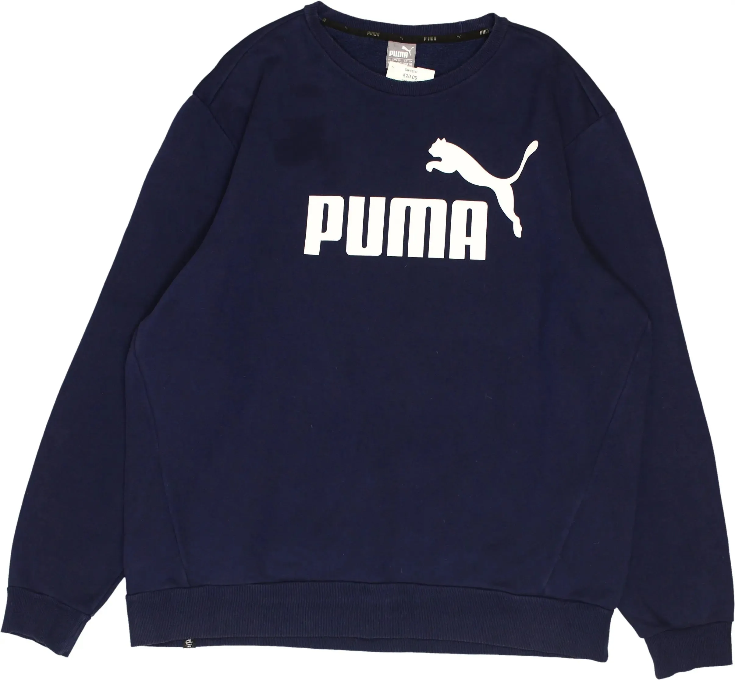 Navy Puma sweater | ThriftTale