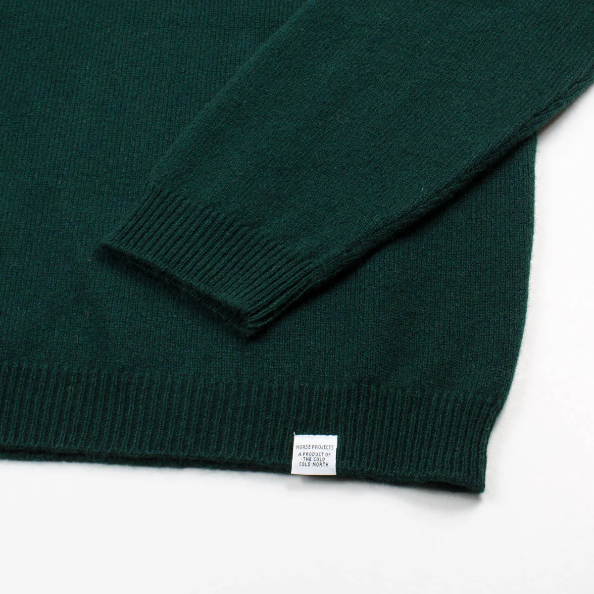 Norse Projects - Sigfred Lambswool Sweater - Quartz Green