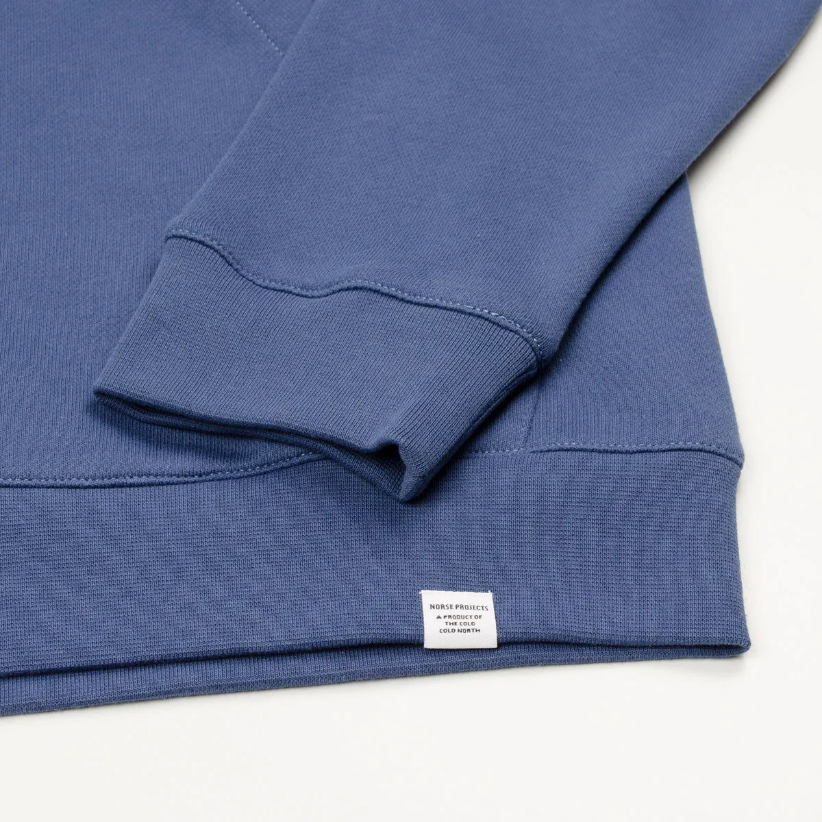 Norse Projects - Vagn Classic Hoodie - Calcite Blue