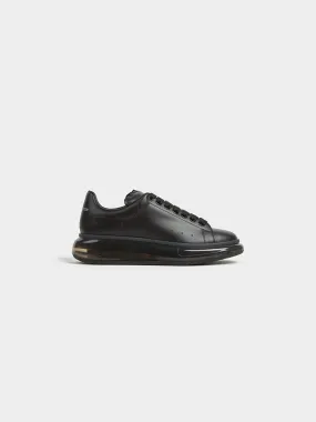 Oversized Sneaker Clear Sole, Black / Black