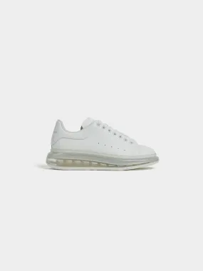 Oversized Sneaker Clear Sole, White / White