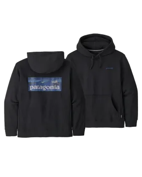 Patagonia Boardshort Logo Uprisal Hoodie - Ink Black