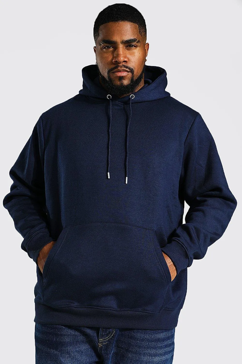 Plus Regular Fit Hoodie | boohooMAN UK