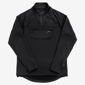 Polartec Fleece Powergrid Half-Zip Sweater - Black