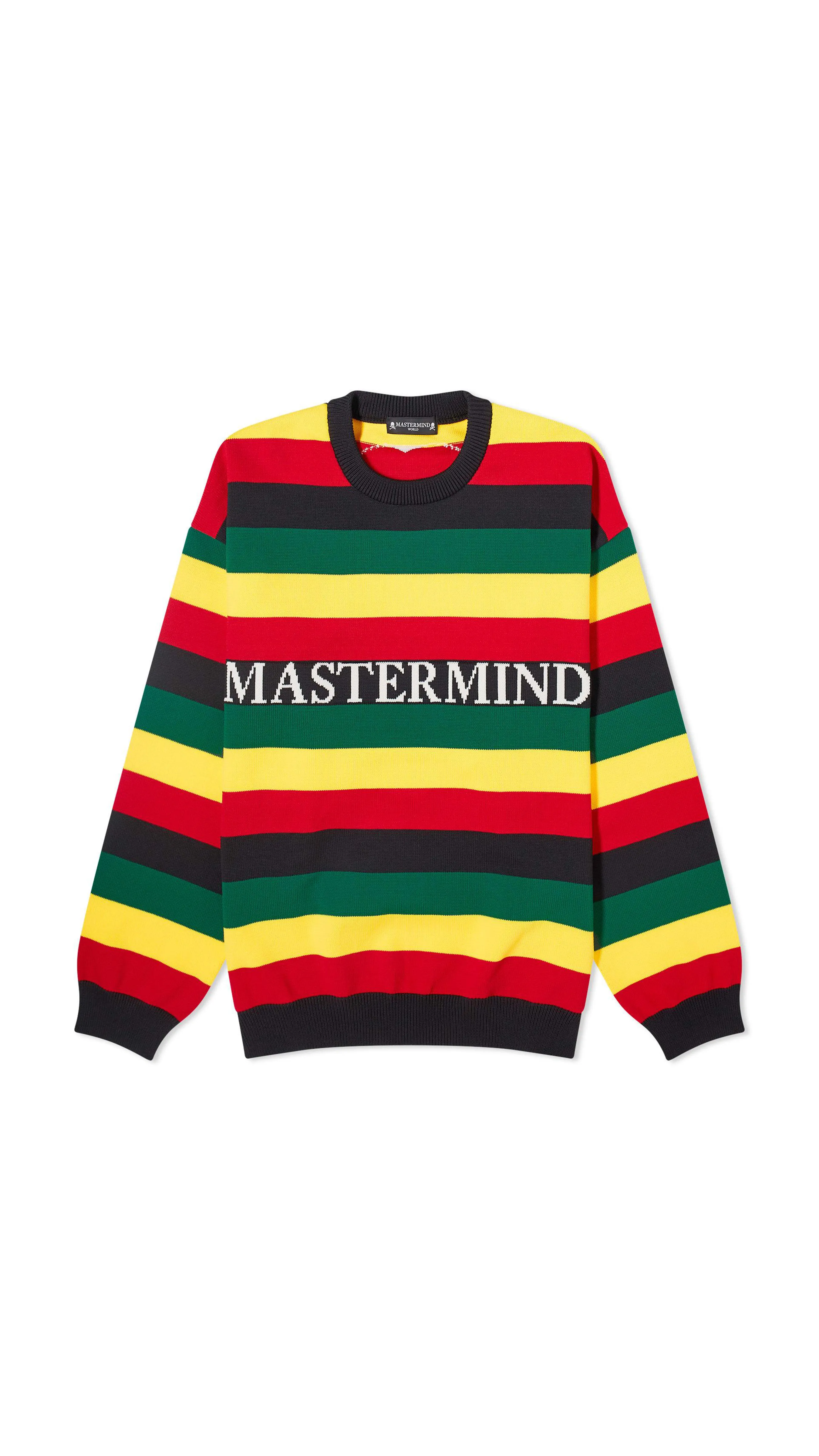 Rasta Knit Sweater - Yellow/Red/Green/Black