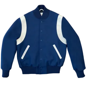 Royal W/Stone Inserts Varsity Jacket