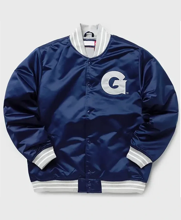 Shop Georgetown University Heavyweight Satin Jacket - William Jacket