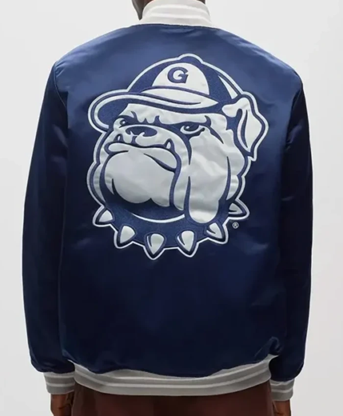 Shop Georgetown University Heavyweight Satin Jacket - William Jacket