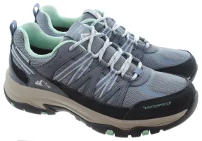 SKECHERS Ladies 180003 Trego Waterproof Shoes In Slate