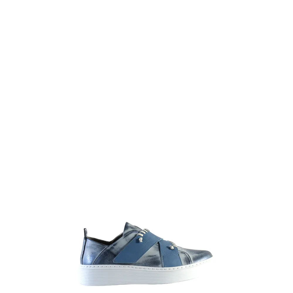 Sneaker Infiletta Metal Sport/ Cervo Blue