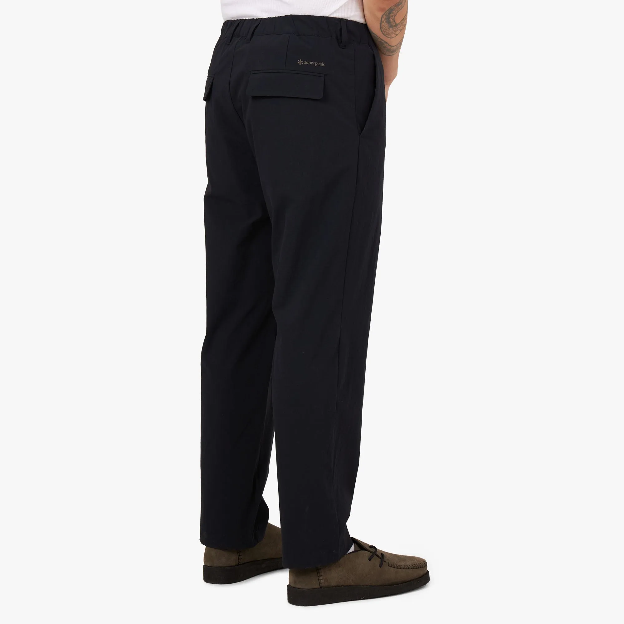 Snow Peak Active Comfort Straight Fit Pants / Black