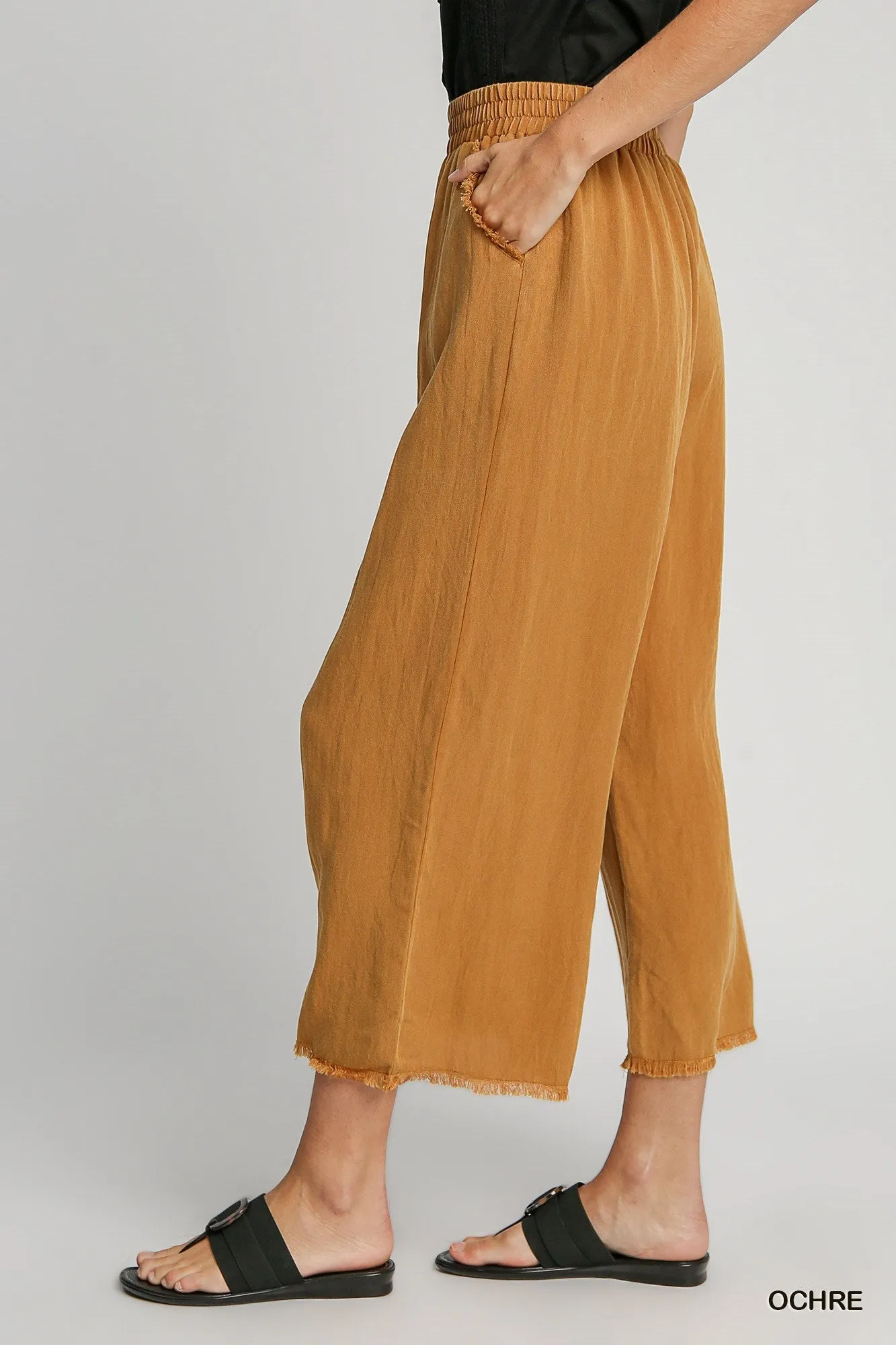 Snow Washed Pants - Ochre