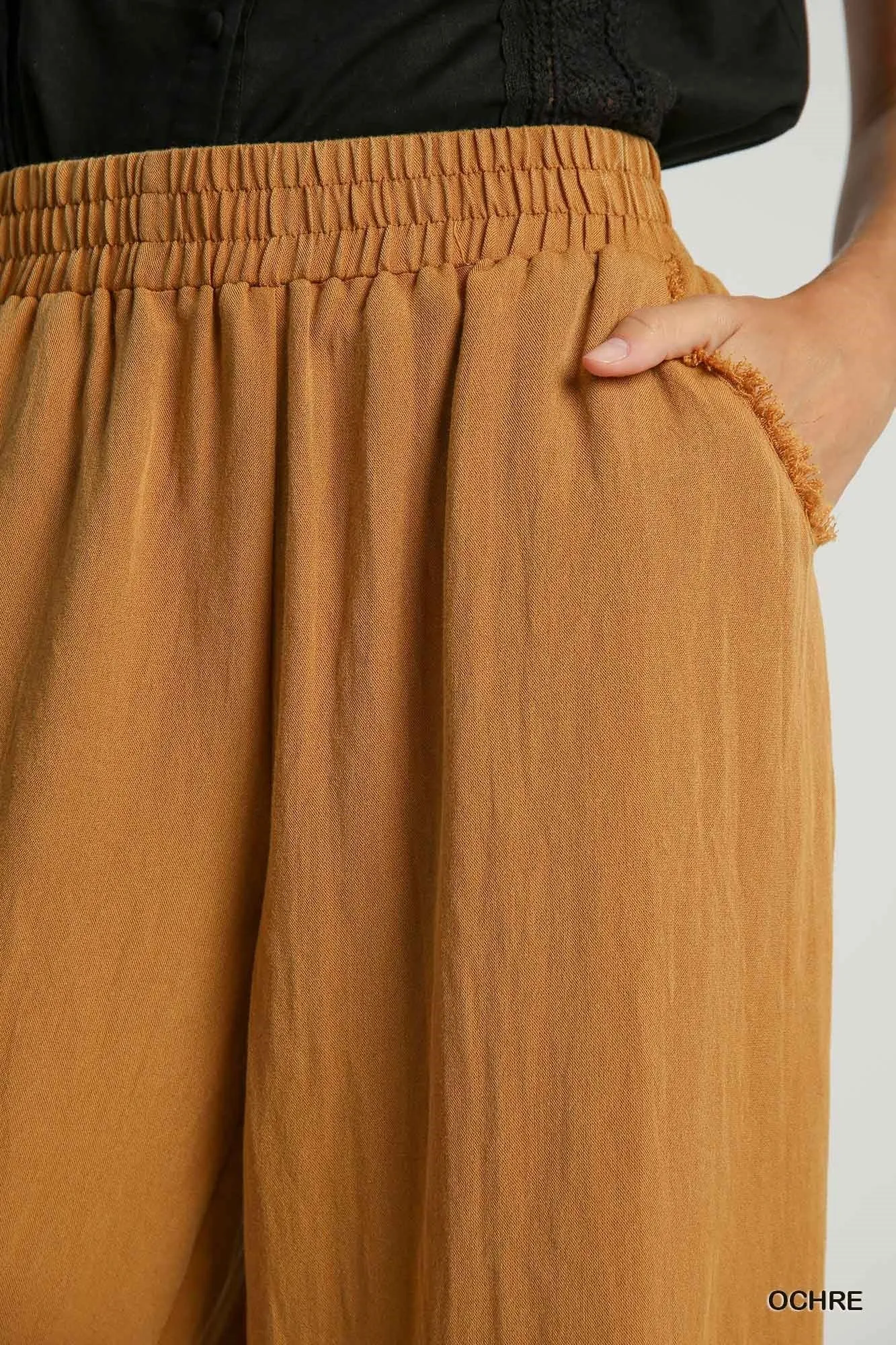 Snow Washed Pants - Ochre