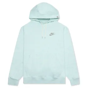 Sportswear Fleece Pullover Hoodie - Mint Foam/White