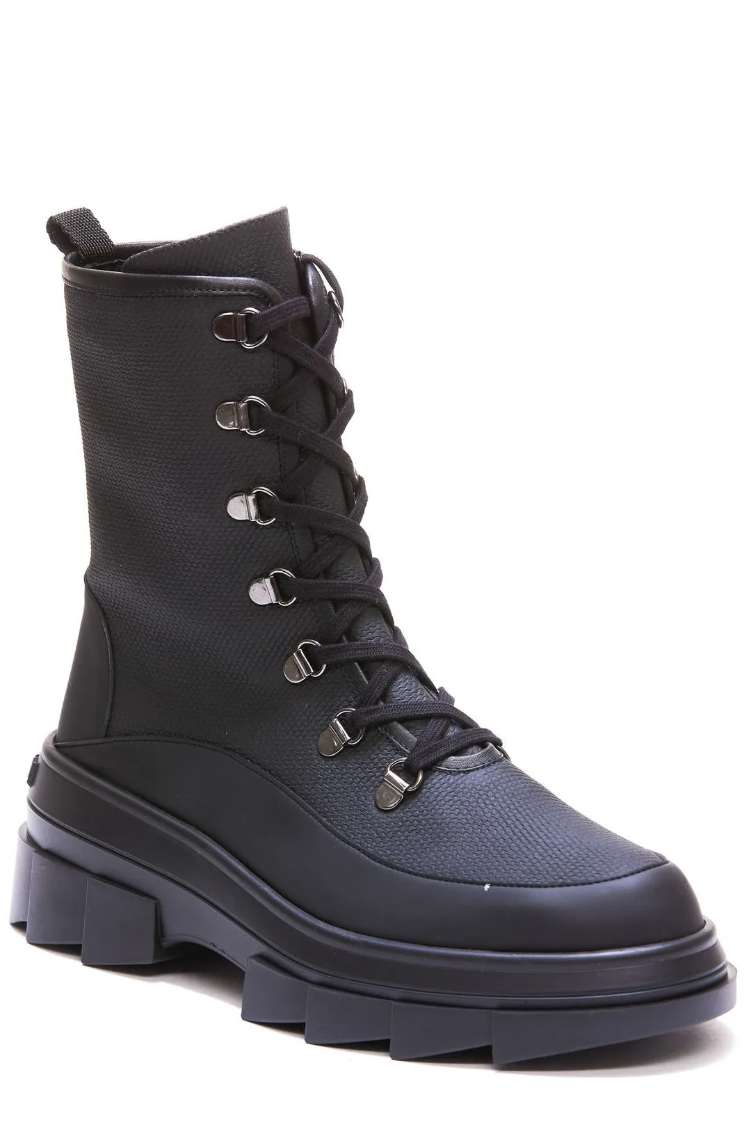 Stuart Weitzman Lace-Up Combat Boots