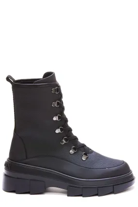 Stuart Weitzman Lace-Up Combat Boots