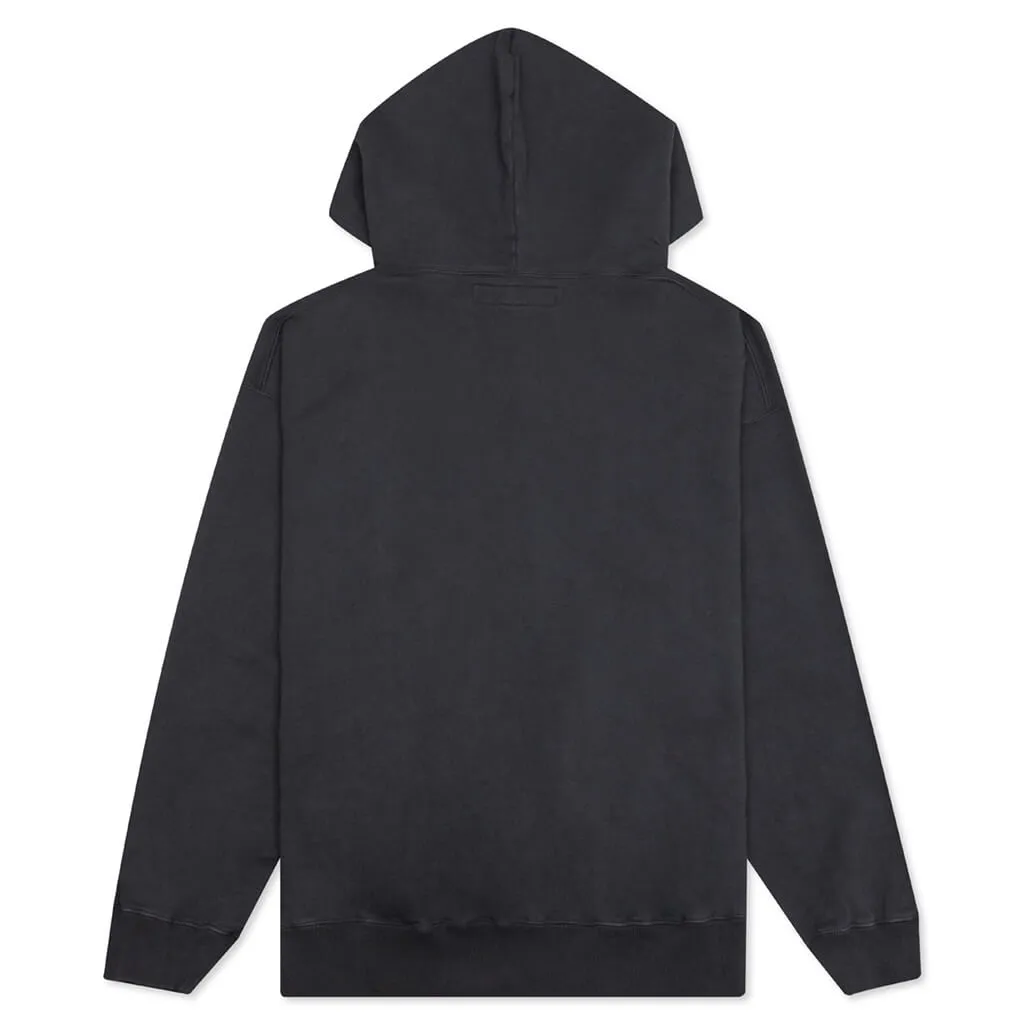 Sulfur Dye L/S CO Hoodie - Black