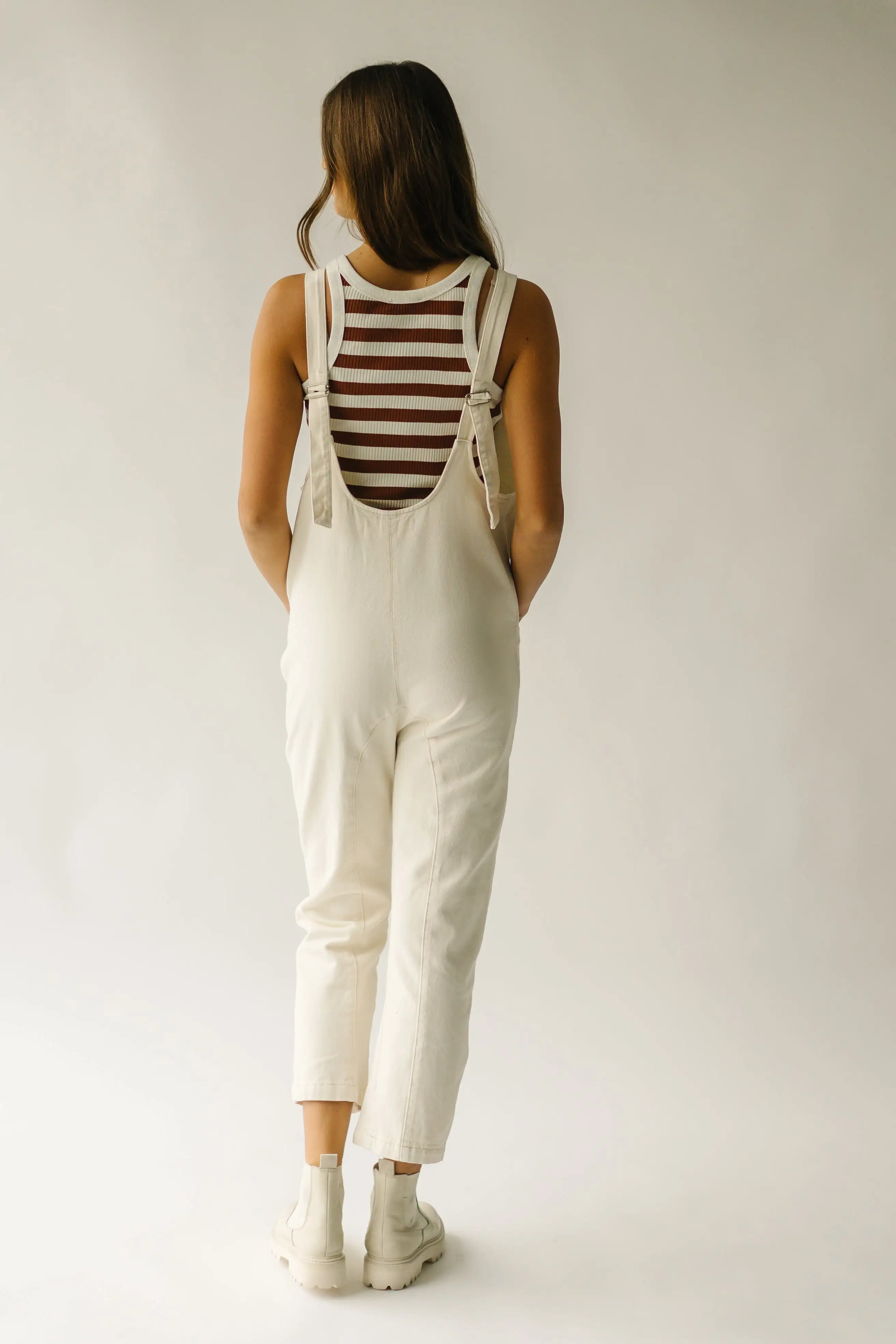 The Beckman Denim Overall in Natural