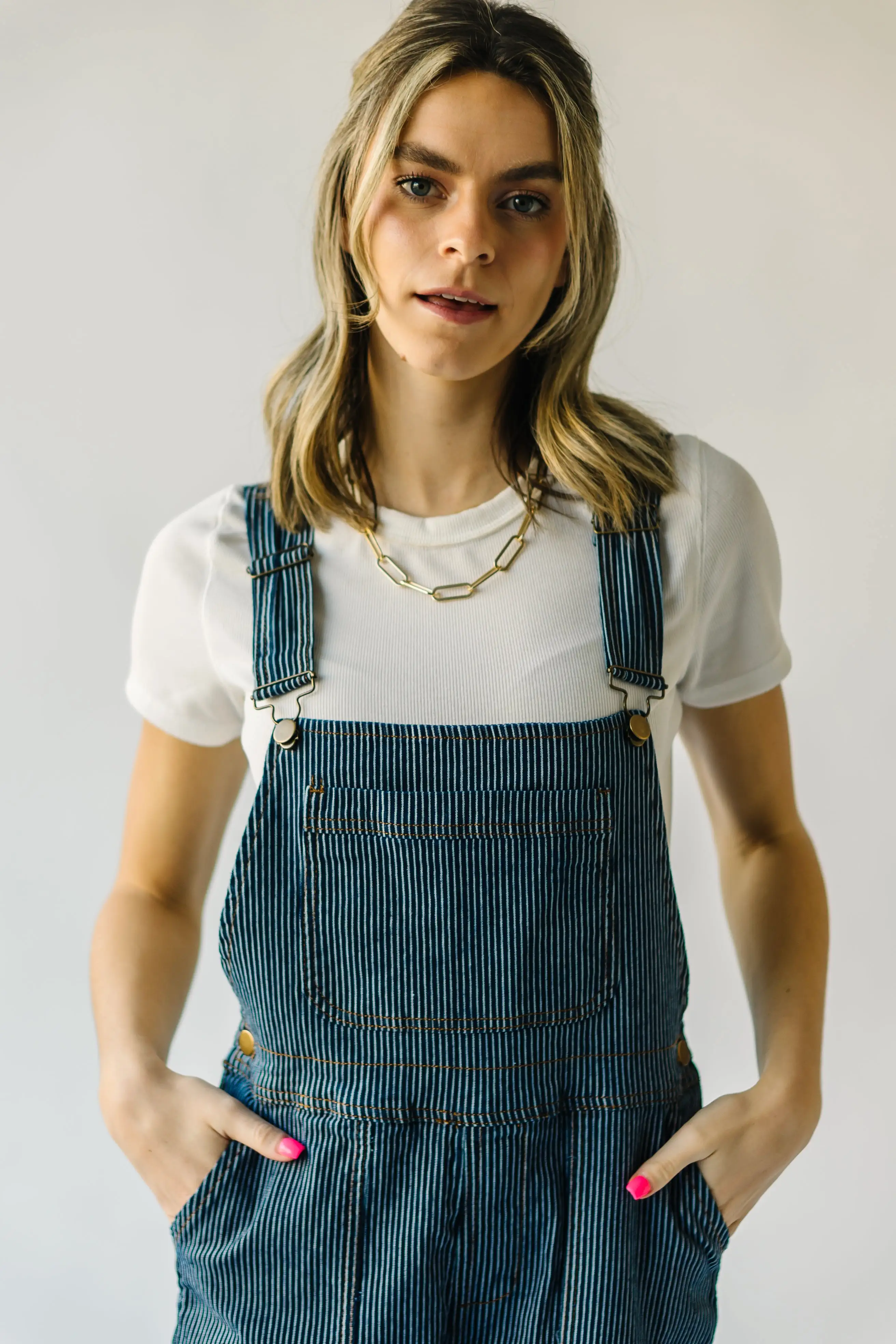 The Pinora Denim Jumpsuit in Blue