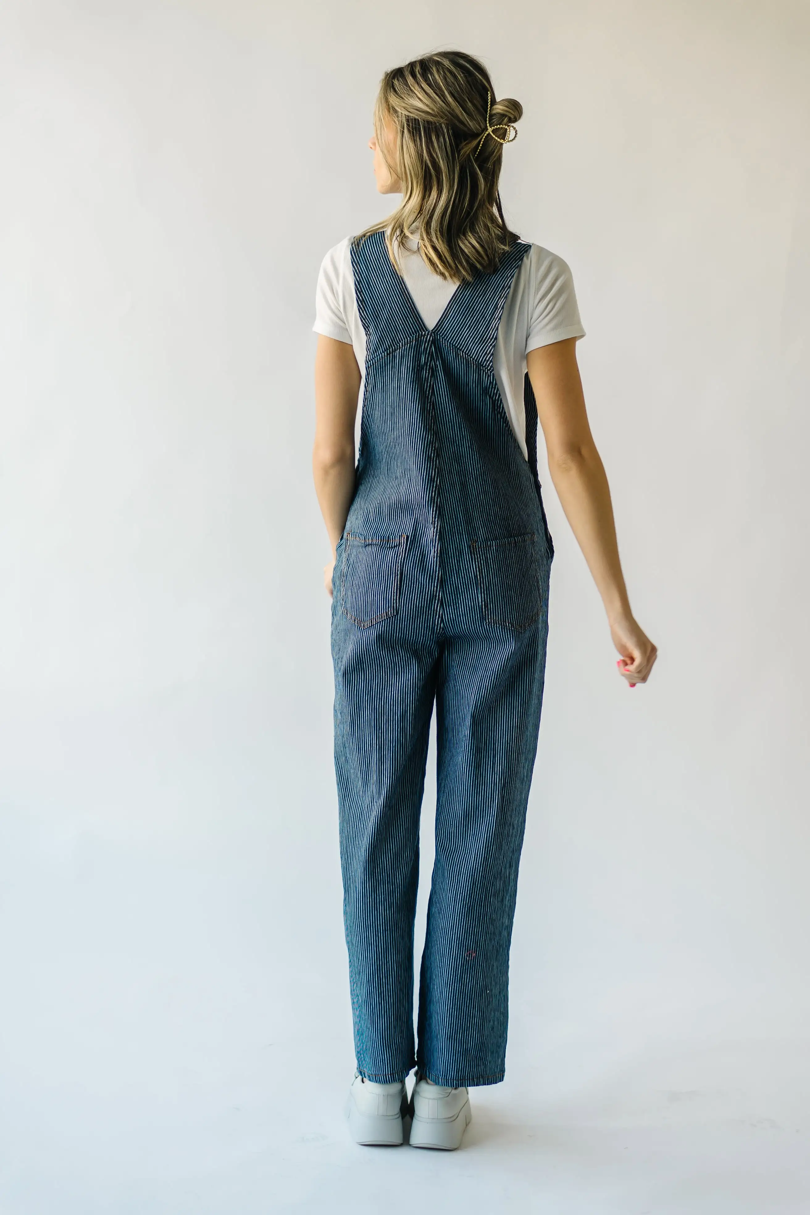 The Pinora Denim Jumpsuit in Blue