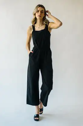 The Tompkins Square Neck Jumpsuit in Black