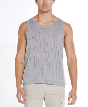 Thiago Sweater Knit Tank Top (Heather Gray)