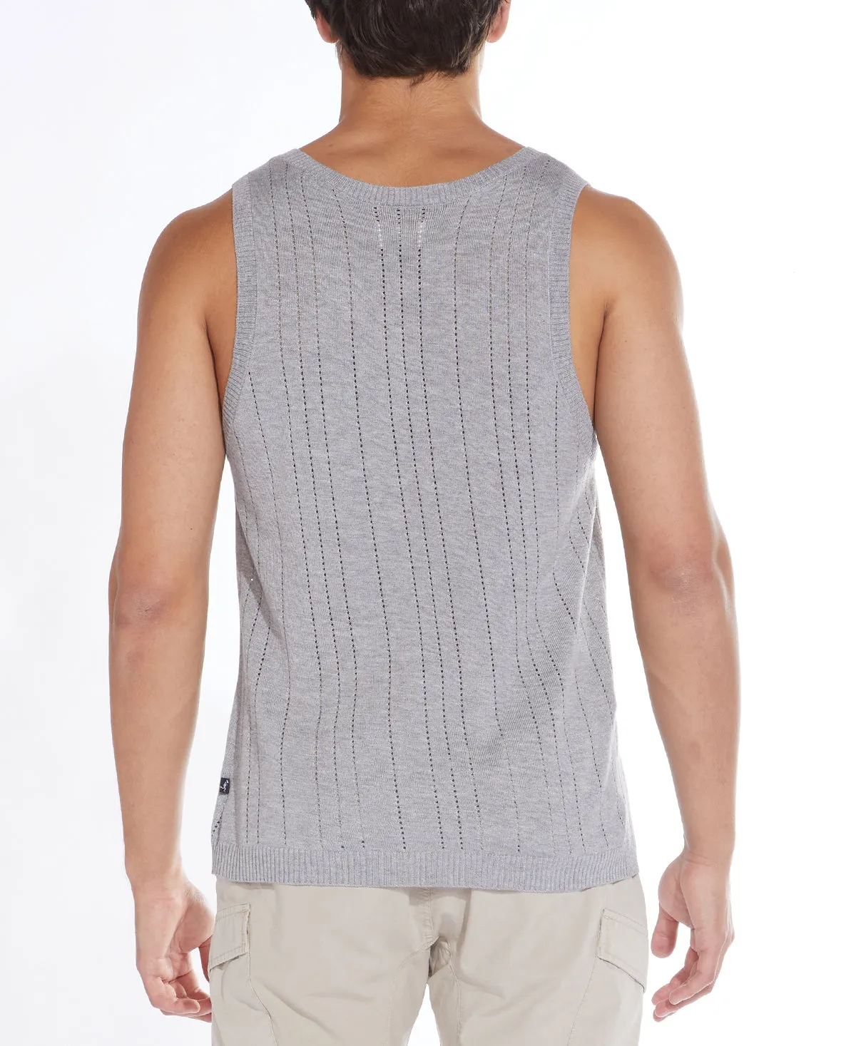 Thiago Sweater Knit Tank Top (Heather Gray)