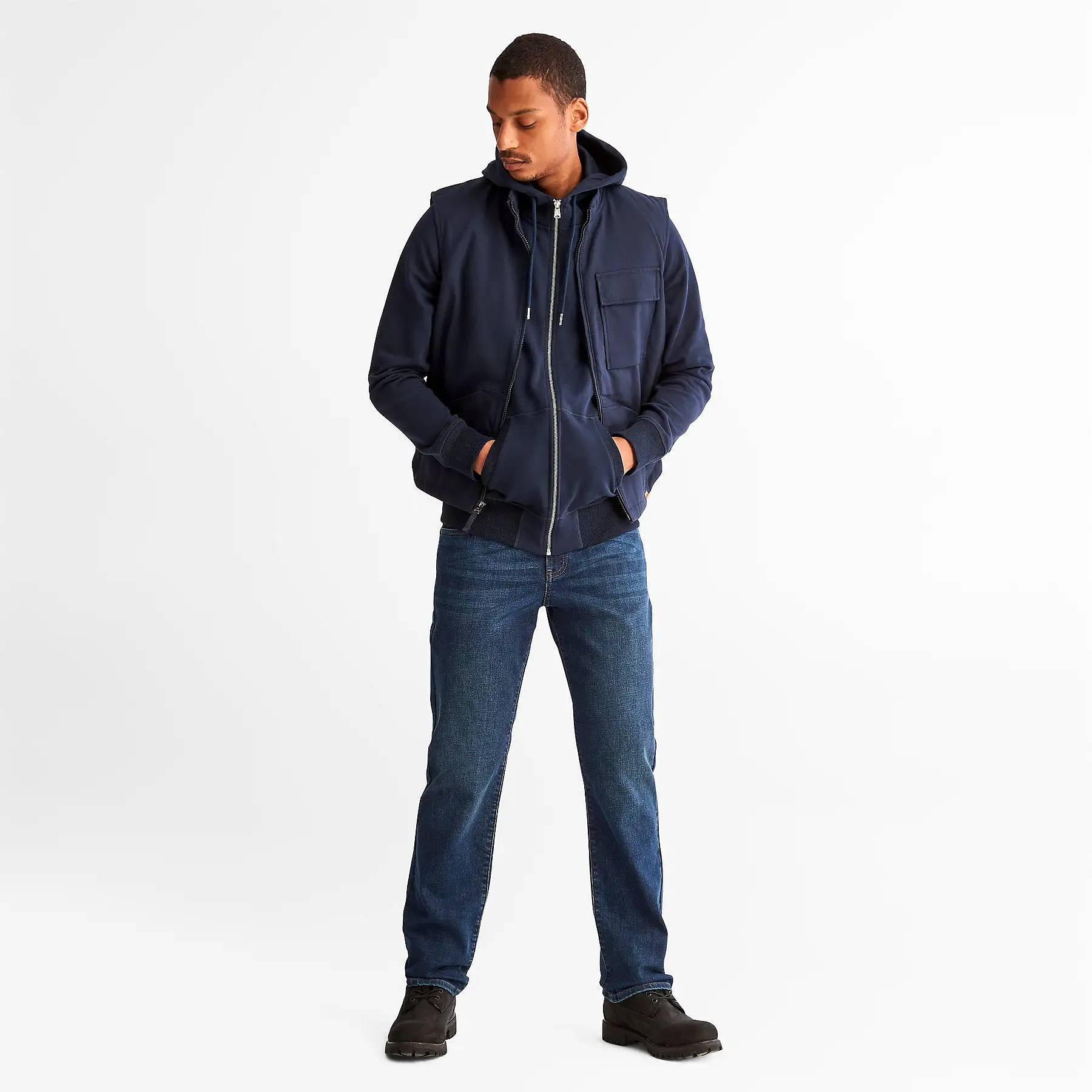 Timberland Mens 'Exeter River' Loopback Hooded Sweatshirt