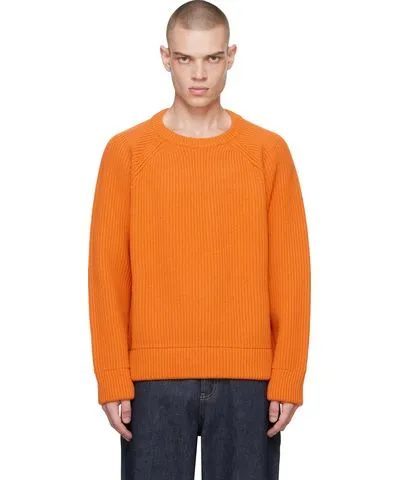 Valentino Orange Crewneck Sweater