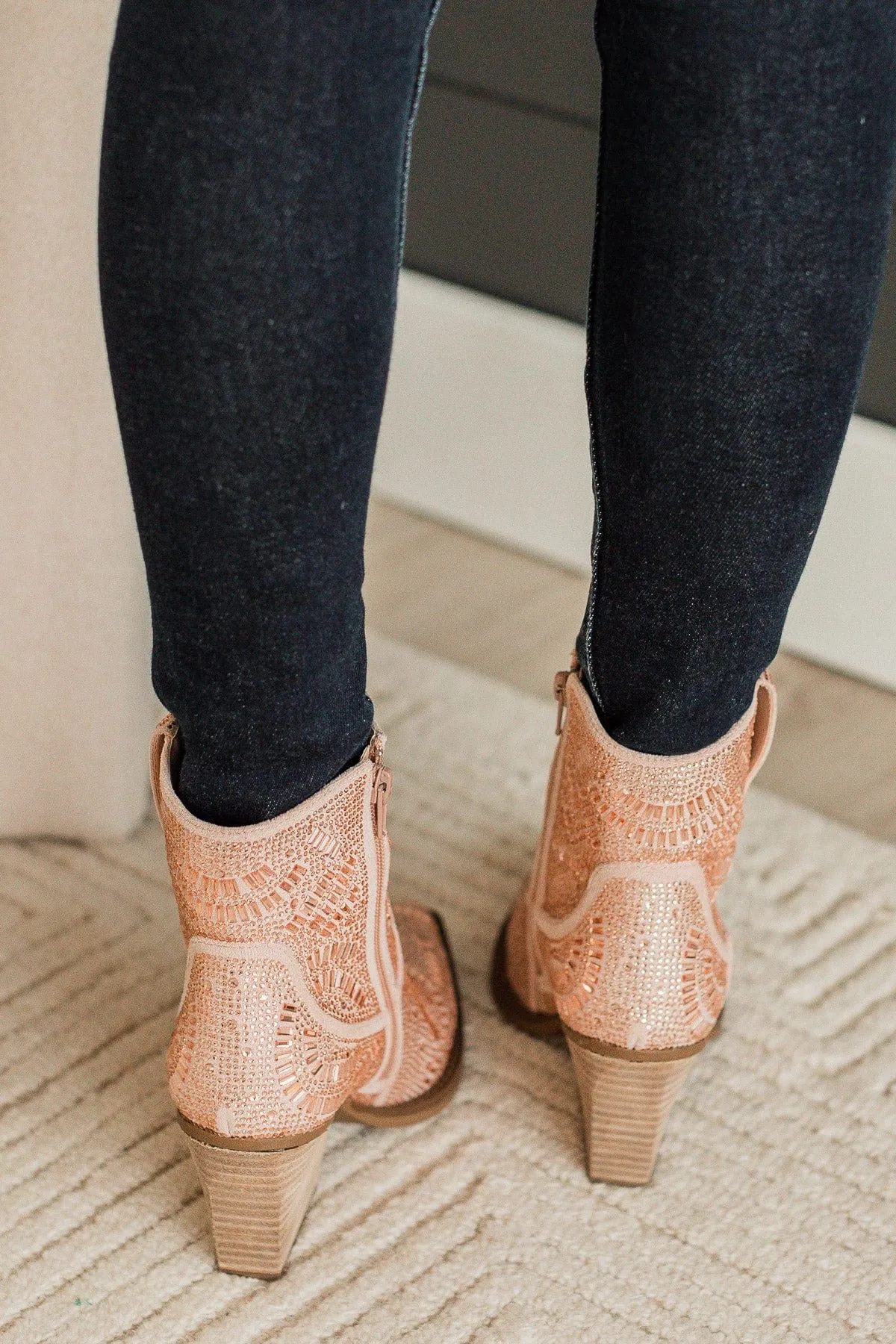 Very G Maze Boots- Rose Gold