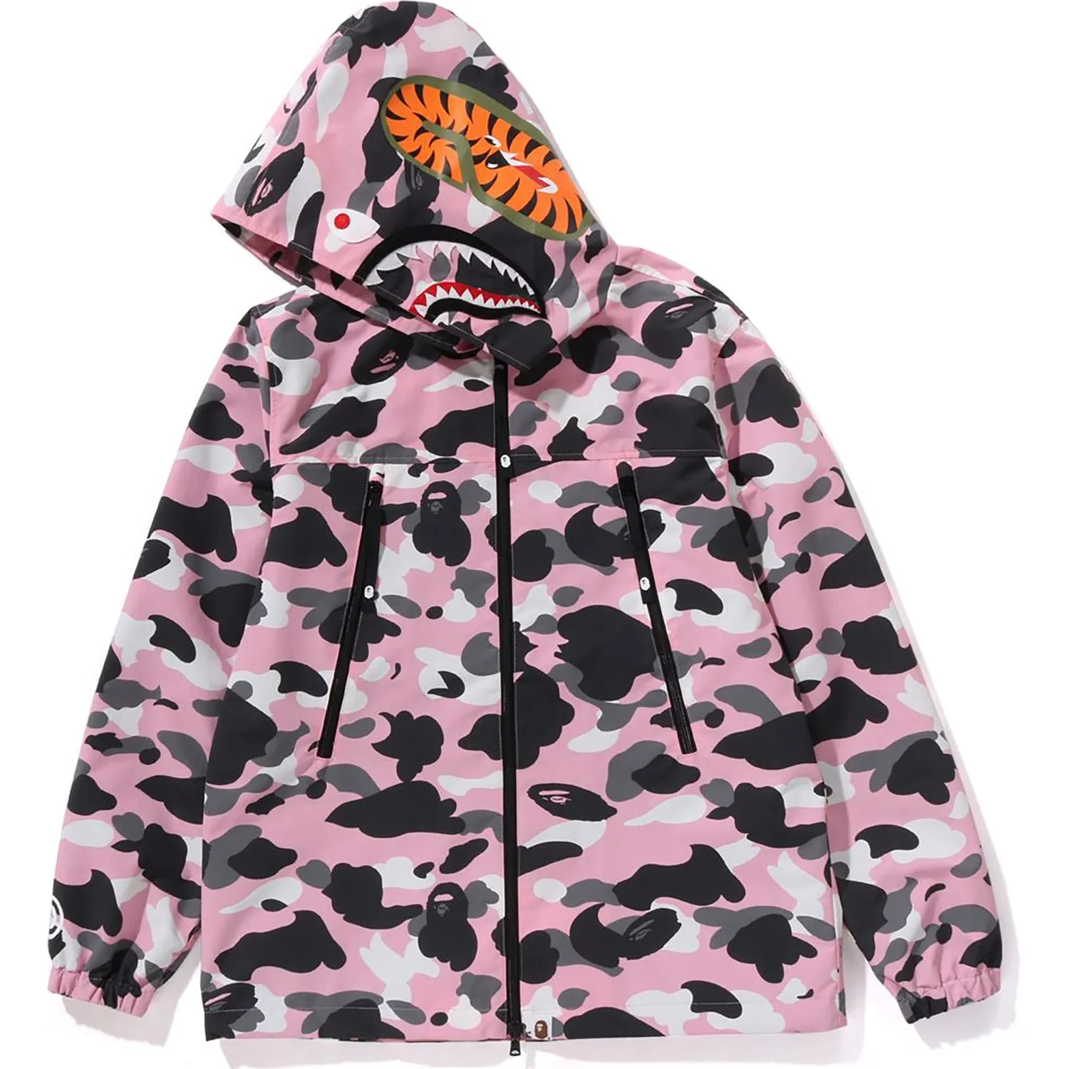 WARM UP CAMO SHARK HOODIE JACKET LADIES