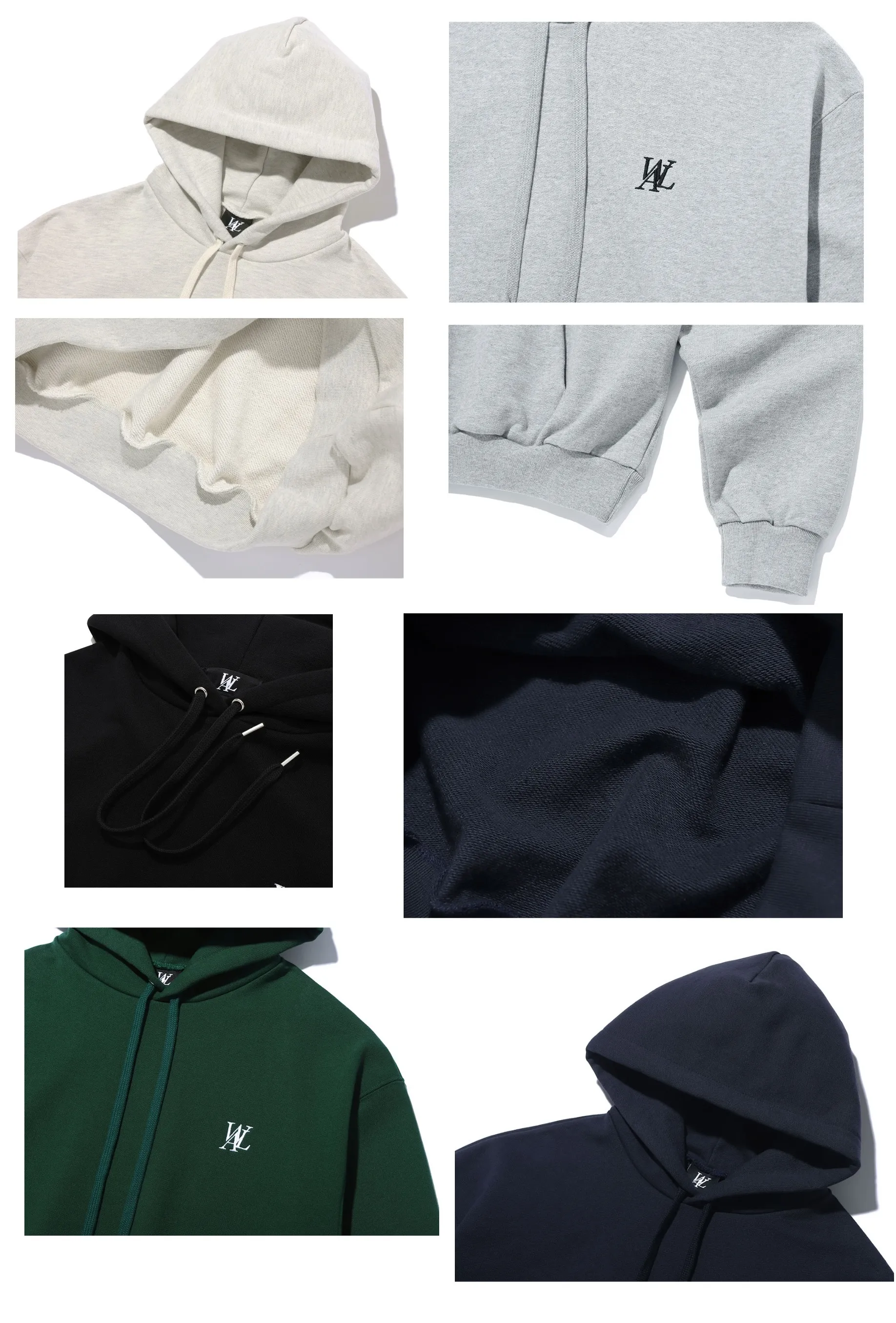 WOOALONG  |Hoodies