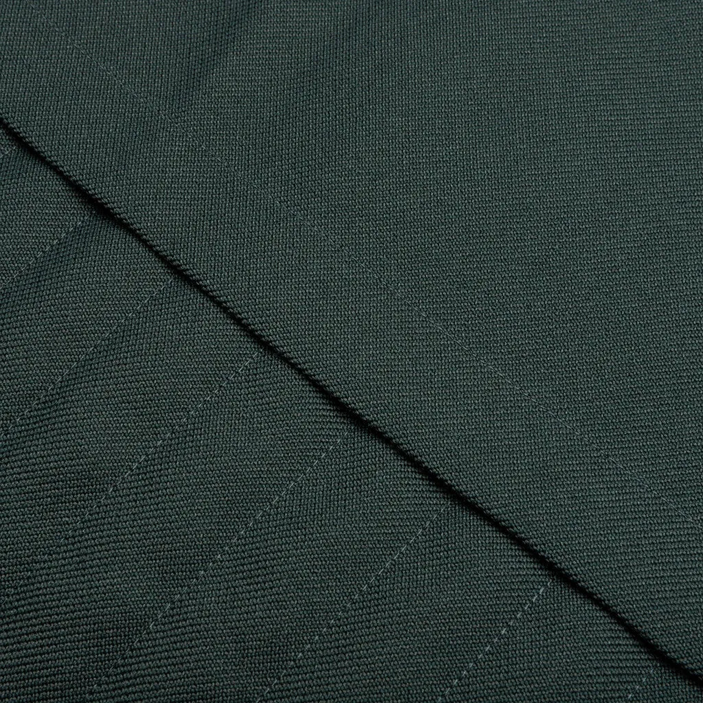 Wool Gabardine Shirt Jacket - Evergreen