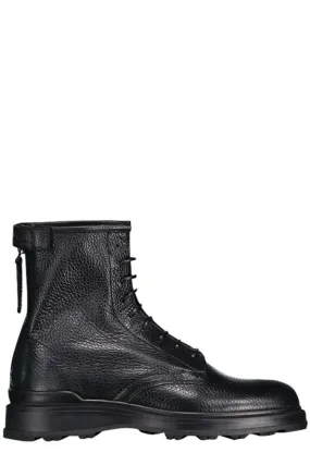 Woolrich Round-Toe Lace-Up Boots