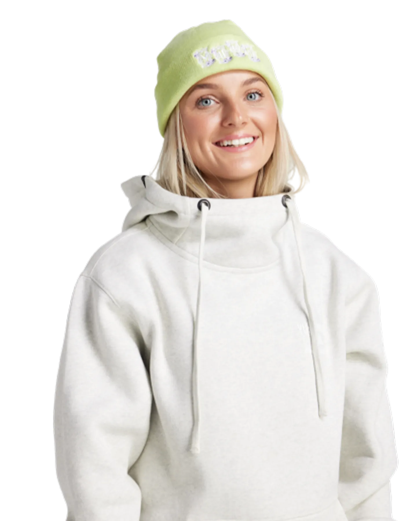 Yuki Threads Loop Shred Hoodie - Snow Marle