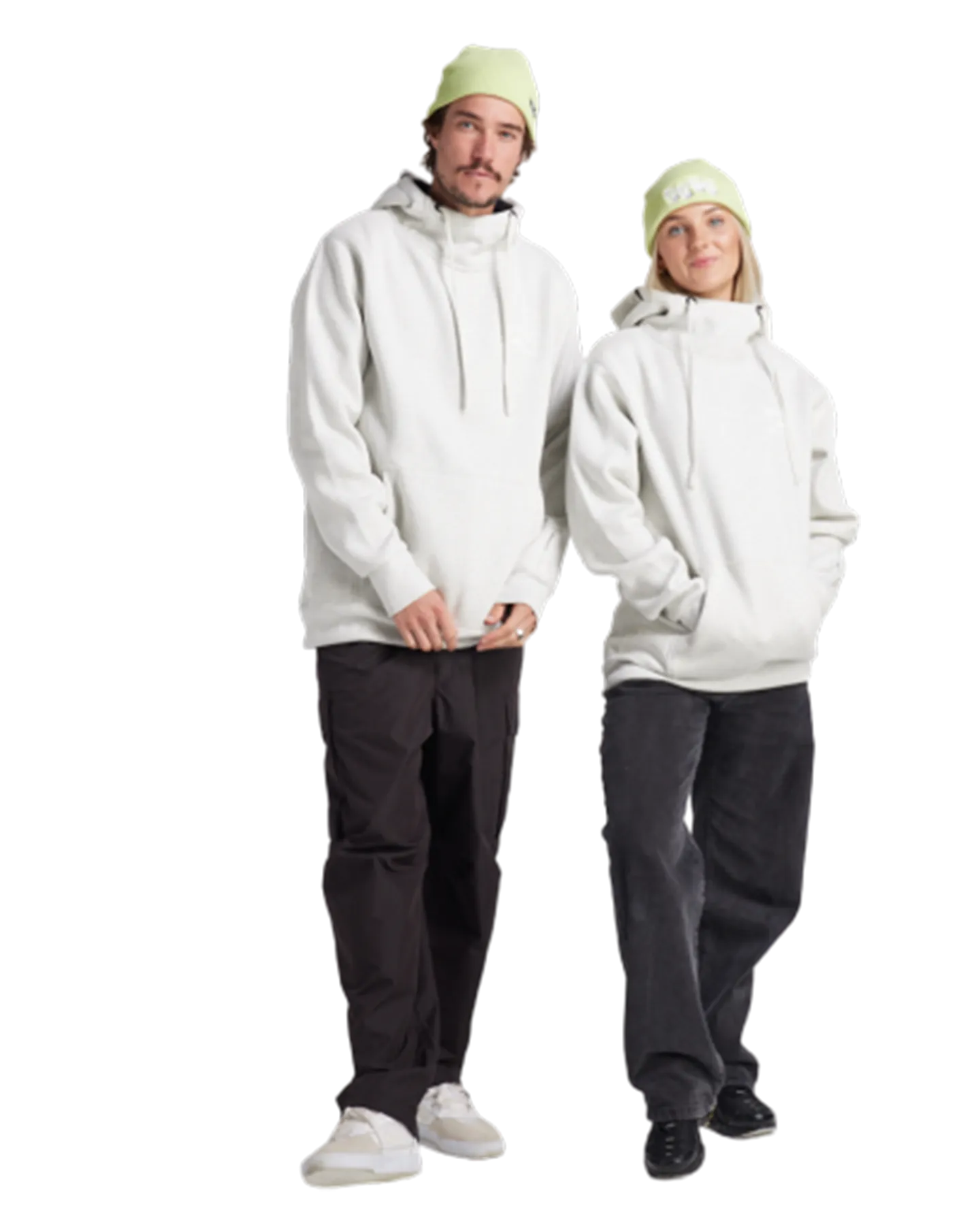 Yuki Threads Loop Shred Hoodie - Snow Marle