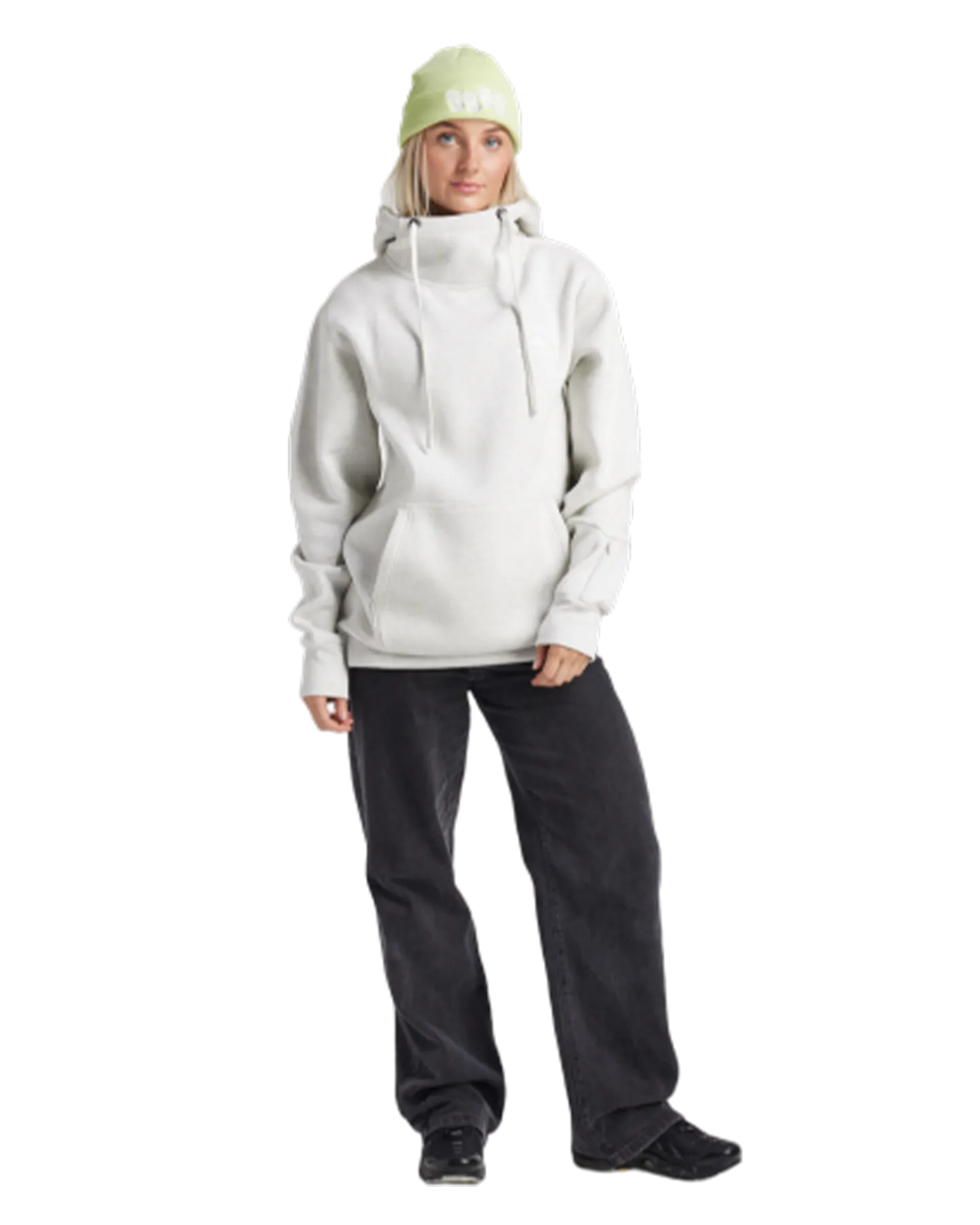 Yuki Threads Loop Shred Hoodie - Snow Marle