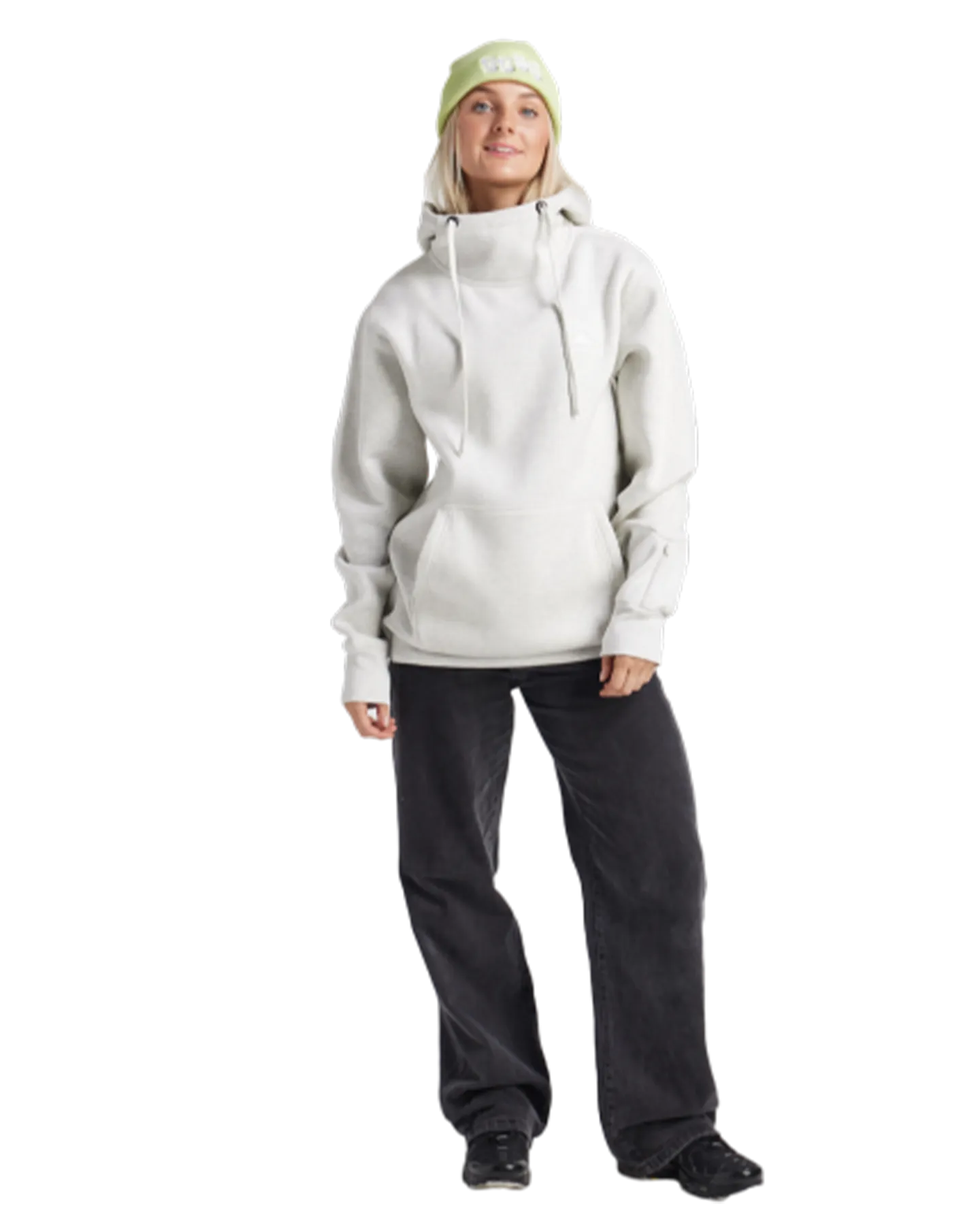 Yuki Threads Loop Shred Hoodie - Snow Marle