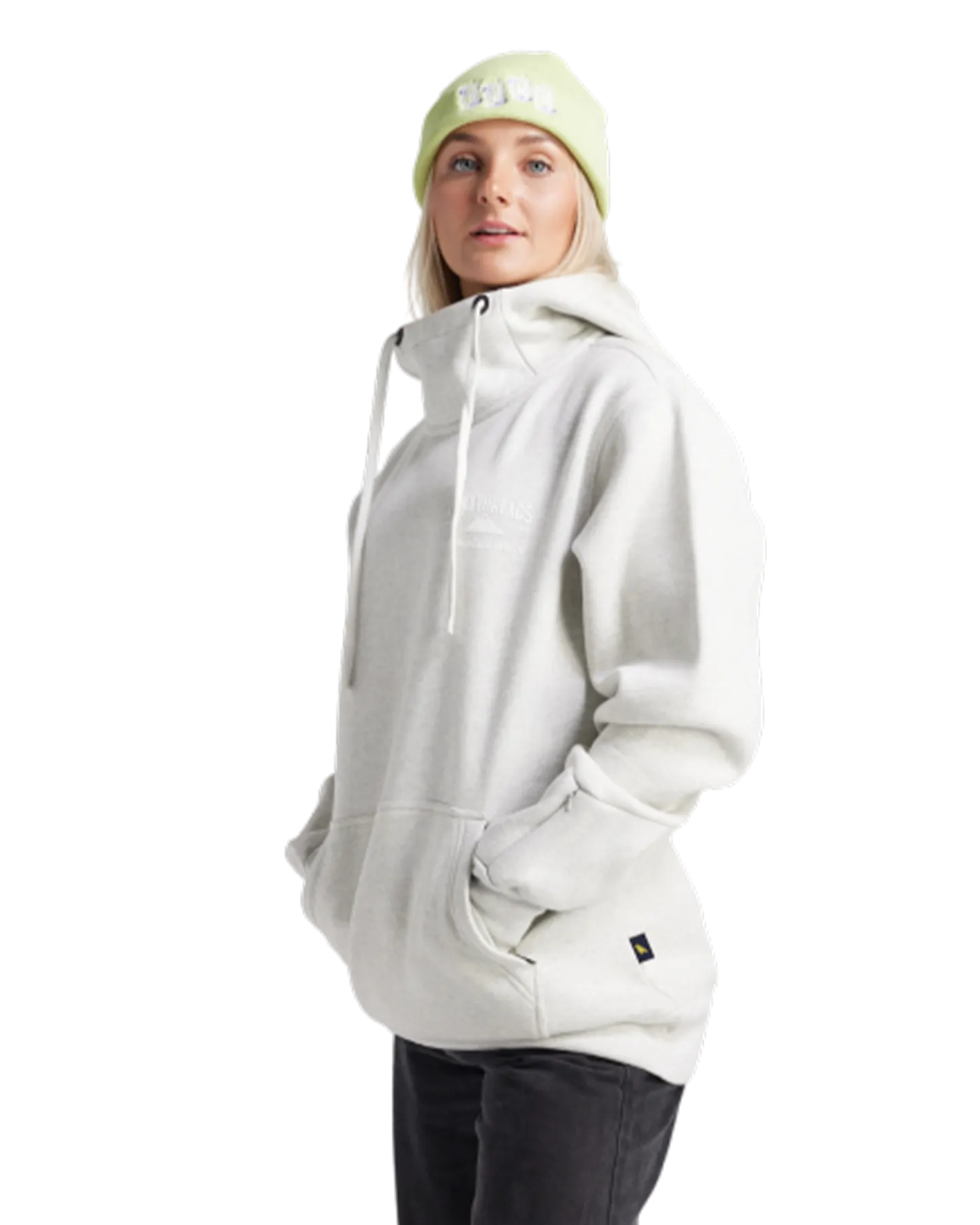 Yuki Threads Loop Shred Hoodie - Snow Marle