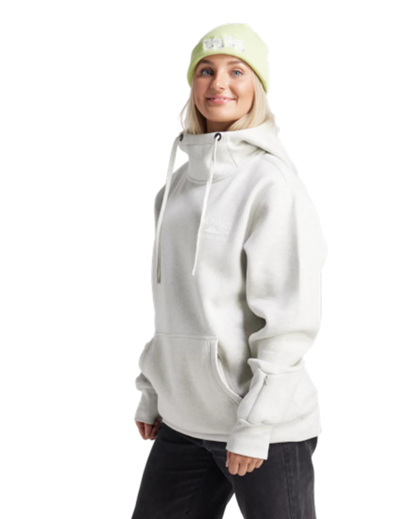 Yuki Threads Loop Shred Hoodie - Snow Marle