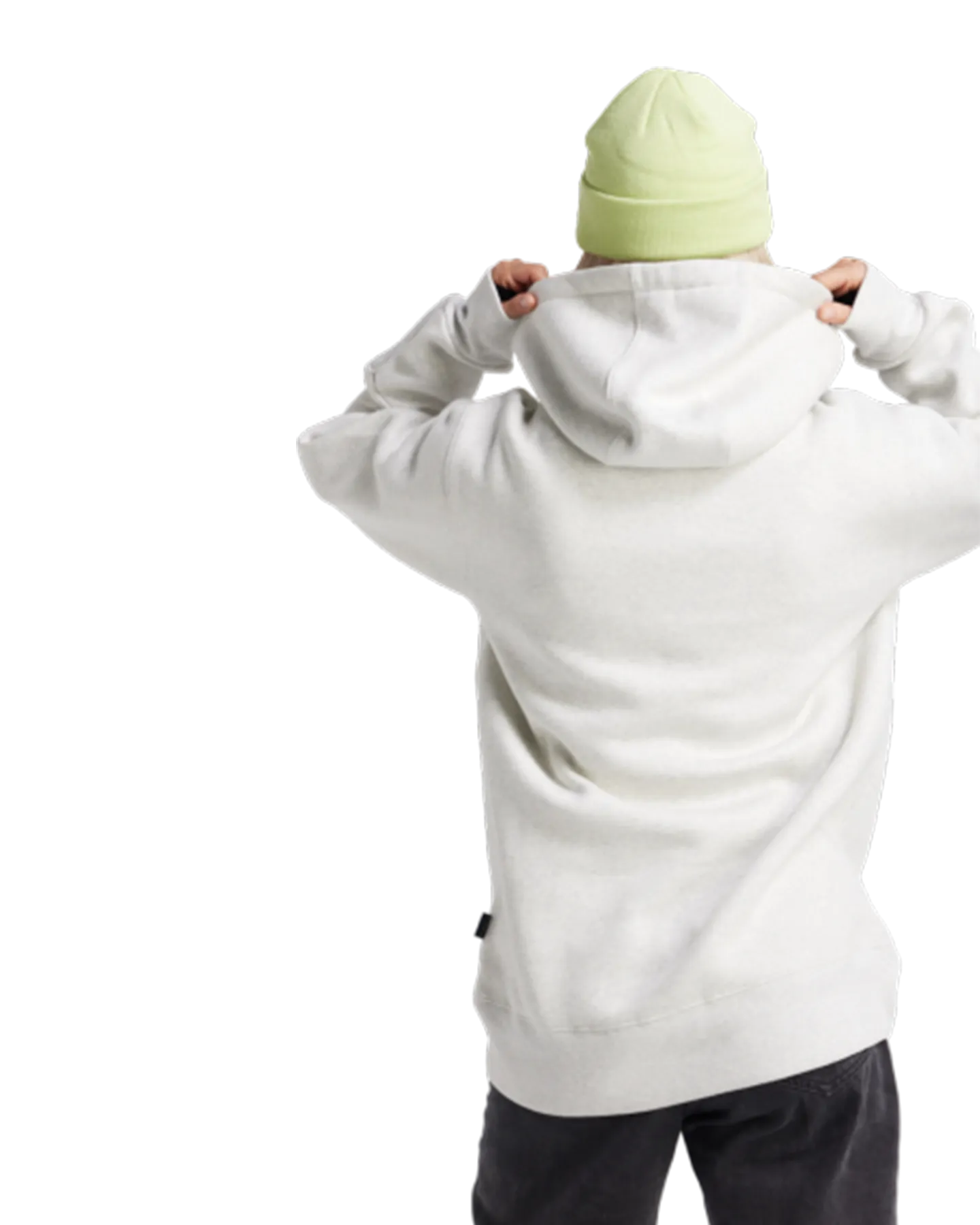 Yuki Threads Loop Shred Hoodie - Snow Marle